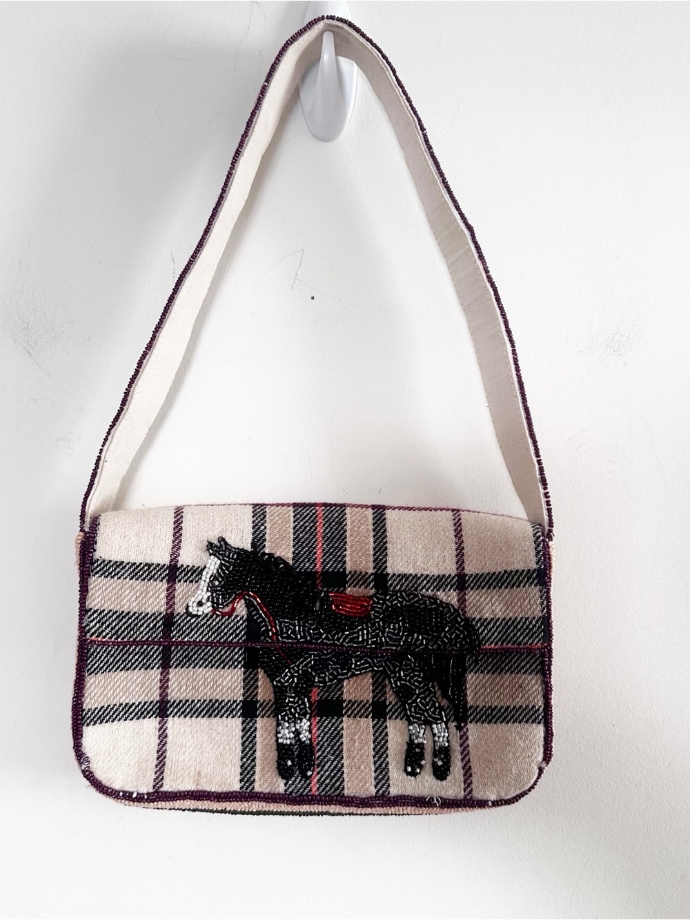 Anthropologie Fiona Beaded Bag: Animal Edition Horse - Picture 6 of 8
